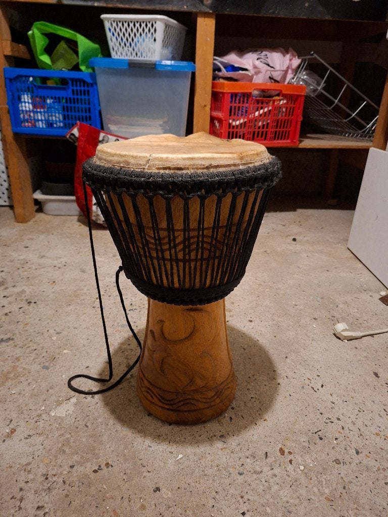 Djembe, Ophalen, Gebruikt, Trommel