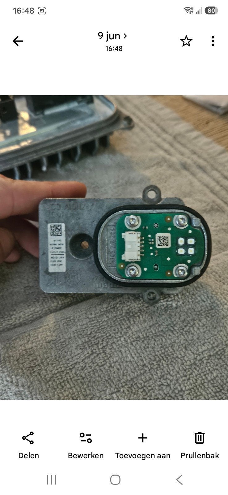 Mercedes-Benz W205 C-Klasse Xenon LED Ballast Module (130571, Ophalen of Verzenden, Zo goed als nieuw