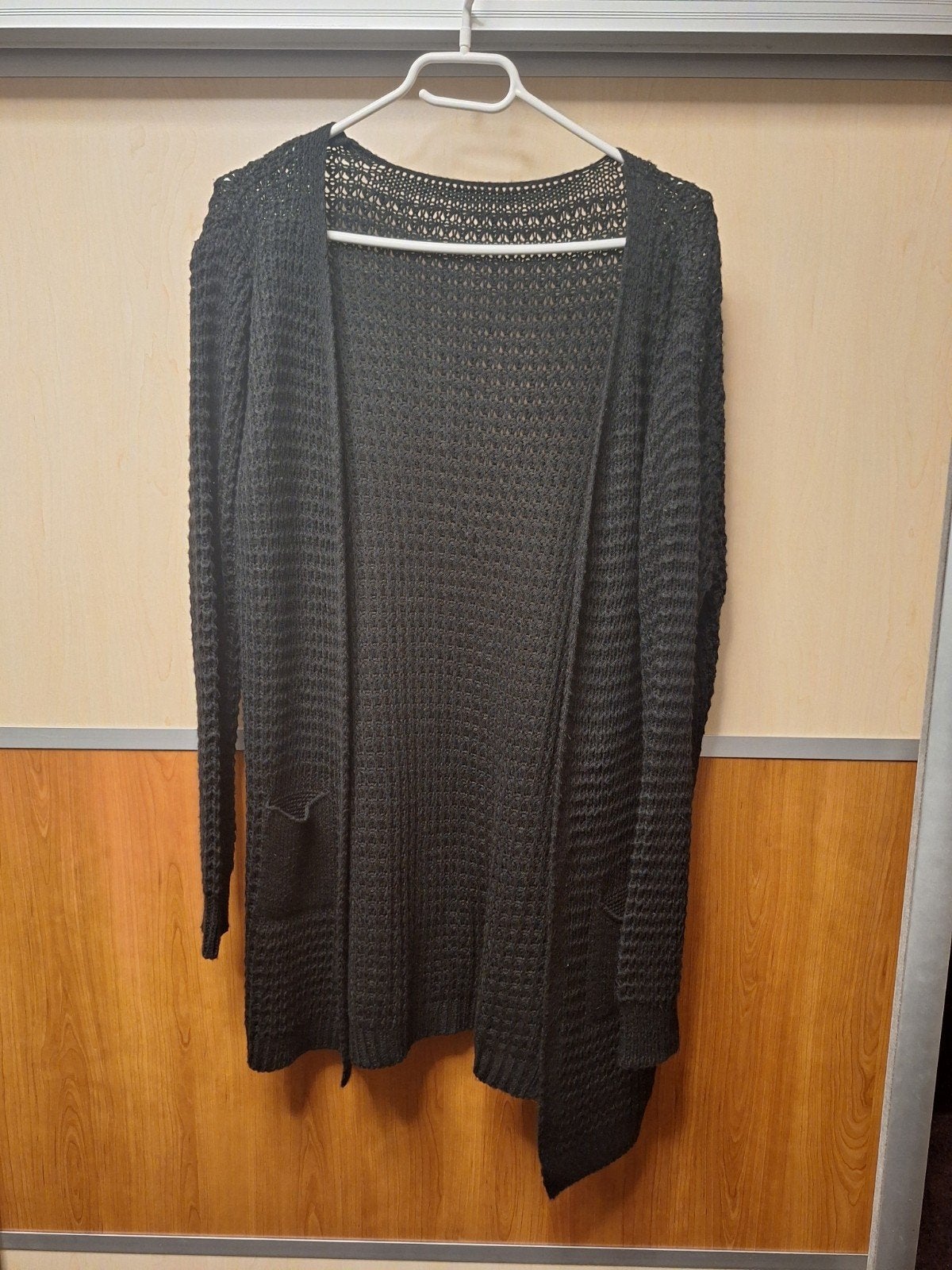 Zwart gebreid vest, maat M, Ophalen of Verzenden, Gedragen, Maat 38/40 (M), Zwart
