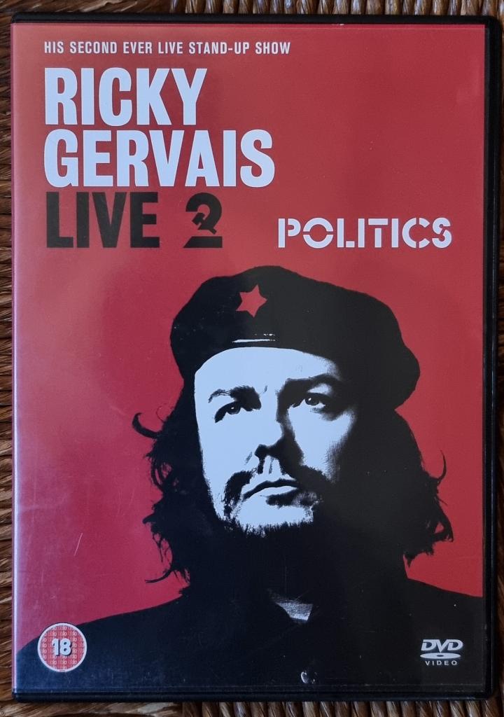 DVD Ricky Gervais live 2 Politics - import dvd - IZGST, Alle leeftijden, Ophalen of Verzenden, Zo goed als nieuw, Overige typen