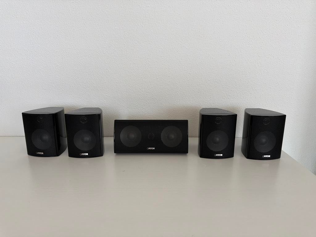 Canton Movie 70 5.0 Surround Set - Zwart, Overige merken, Ophalen of Verzenden, Zo goed als nieuw, Surroundset zonder subwoofer