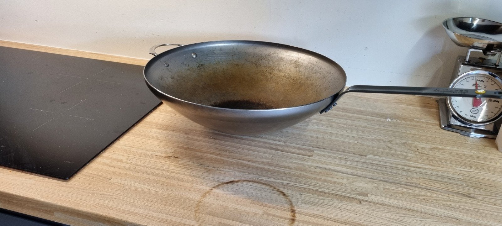 De Buyer Wokpan 40cm, Ophalen, Gebruikt, Overige materialen, Wok