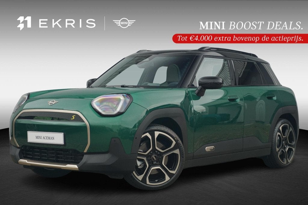 MINI Aceman SE Favoured Trim | Pakket M, Auto's, Mini, Stof, Beige, 218 pk, Aceman