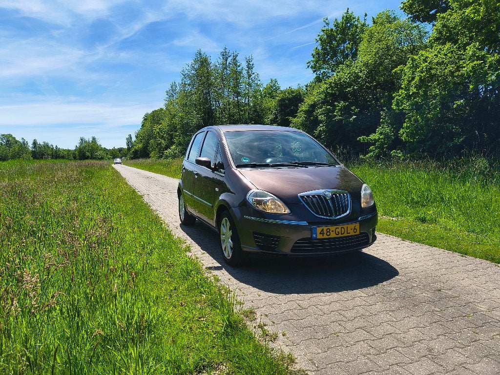 Lancia Musa 1.4 8V 2008 Bruin, Auto's, Voorwielaandrijving, 4 cilinders, Bruin, 400 kg