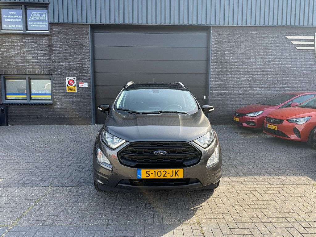 Ford EcoSport 1.0 EcoBoost ST-Line Black | 1E EIGENAAR | 12M, Auto's, Voorwielaandrijving, Gebruikt, Ecosport, Leder en Stof