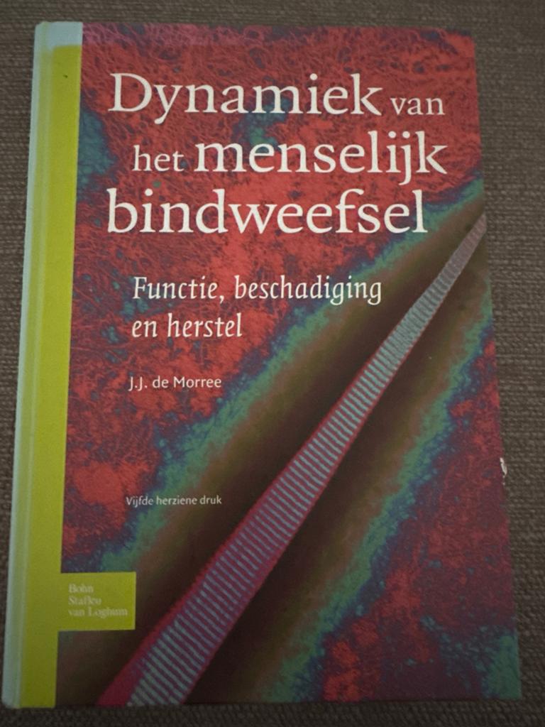 Dynamiek van het menselijk bindweefsel - J.J. de Morree, Ophalen, Beta, Gelezen, HBO