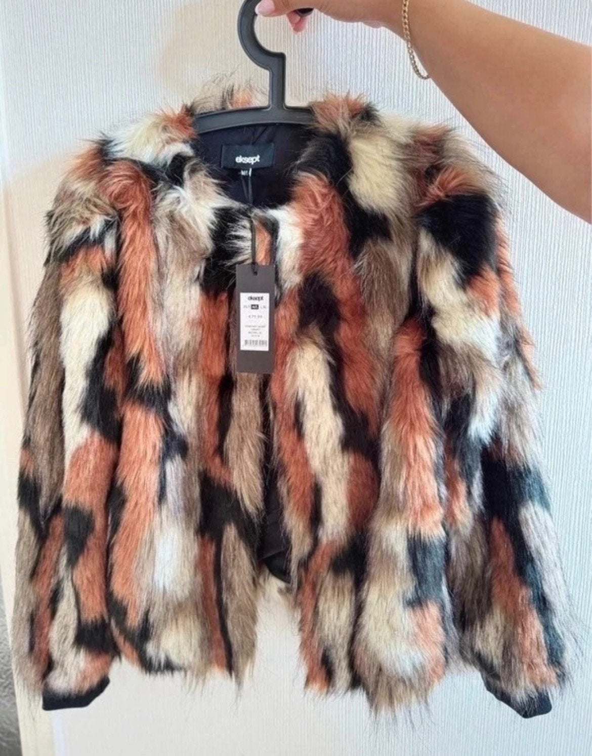Nieuwe Eksept faux fur, valt als S/M, Ophalen of Verzenden, Nieuw, Maat 36 (S), Meerkleurig
