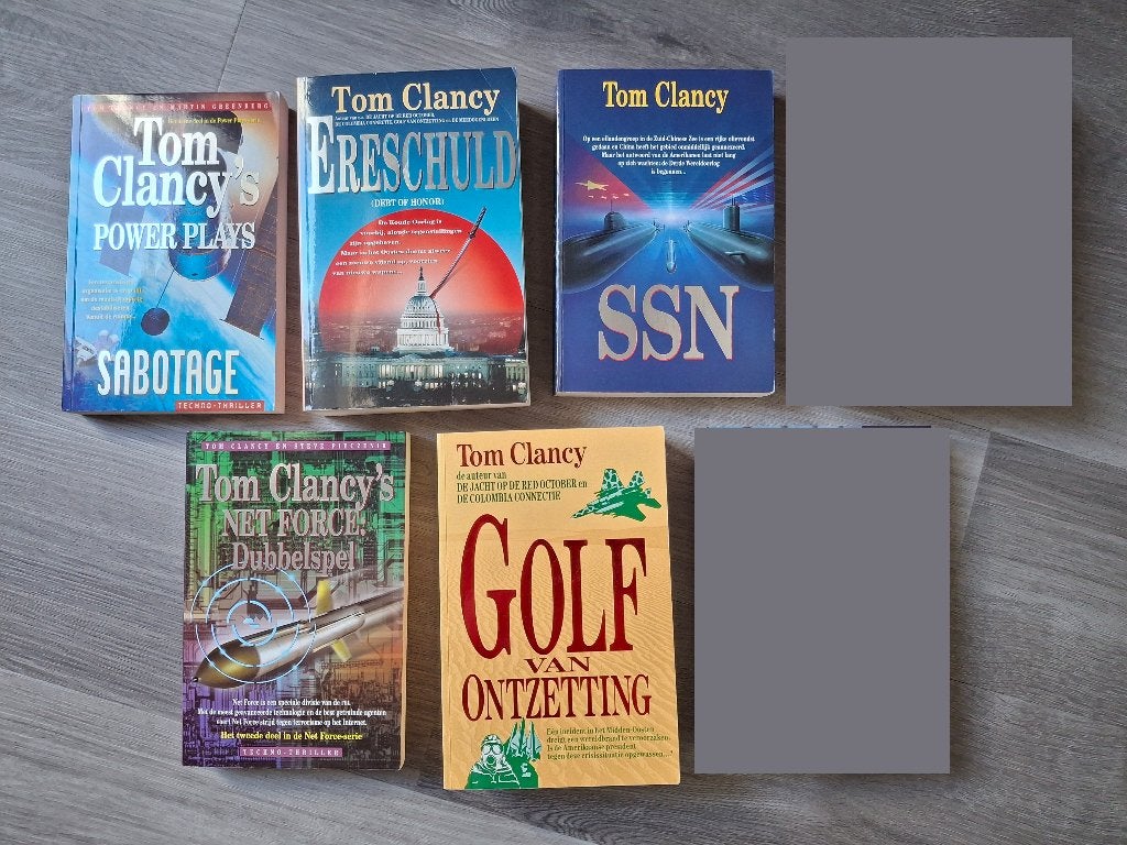 Tom Clancy boeken te koop – Topstaat! – Thrillers & Actie, Boeken, Ophalen of Verzenden, Zo goed als nieuw, Tom Clancy, Nederland