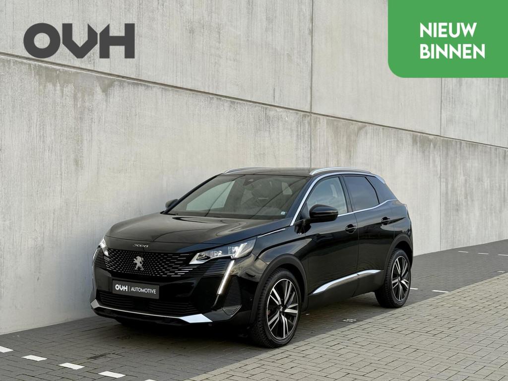 Peugeot 3008 1.2 GT | Memory | Massage | Focal | ACC | Alcan, 1199 cc, Zwart, Bedrijf, 3 cilinders