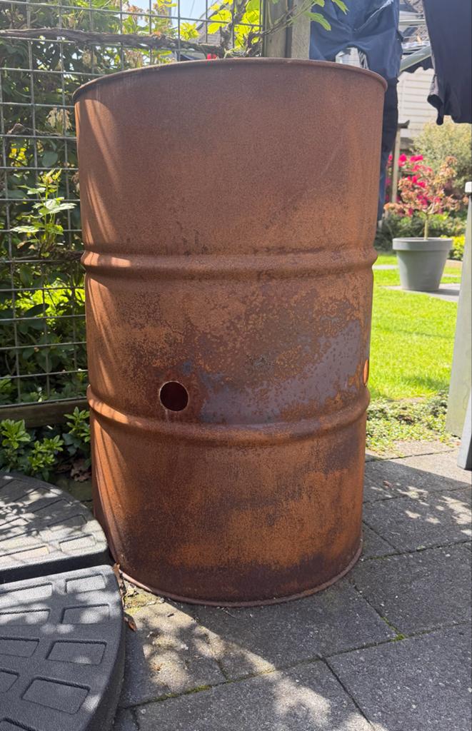 Roestige vuurton voor sfeervolle avonden, Tuin en Terras, Ophalen, Gebruikt, Vuurton