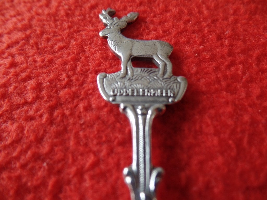 Oud dieren lepeltje Hert Uddelermeer (Veluwe), Ophalen of Verzenden