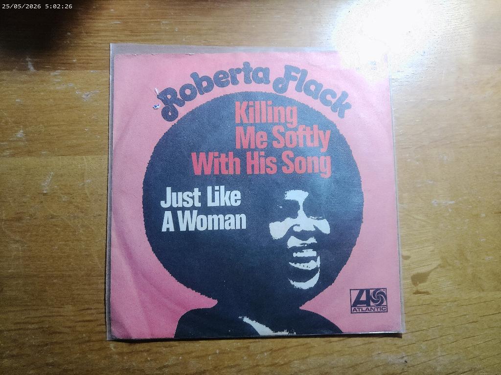 Roberta Flack - Killing me softly with his song, Cd's en Dvd's, Vinyl Singles, Fotohoes, Ophalen of Verzenden, Gebruikt, Pop