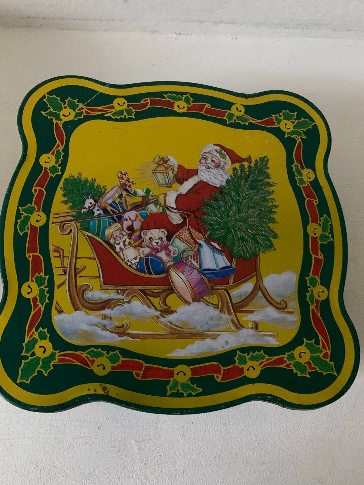 Leuk kerst  koek blik, Diversen, Ophalen of Verzenden, Gebruikt