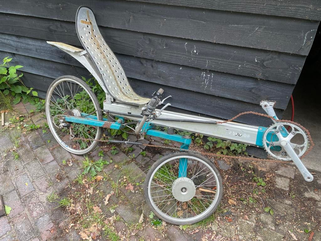 Flevobike Amigo Ligfiets - uniek, Fietsen en Brommers, Fietsen | Ligfietsen, Ophalen, Gebruikt, Onderstuur, Flevobike
