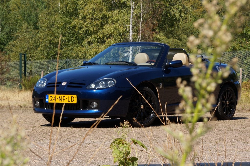 MG TF 1.8 - 135 2003 Blauw, 13 km/l, 40 €/maand, Beige, 4 cilinders