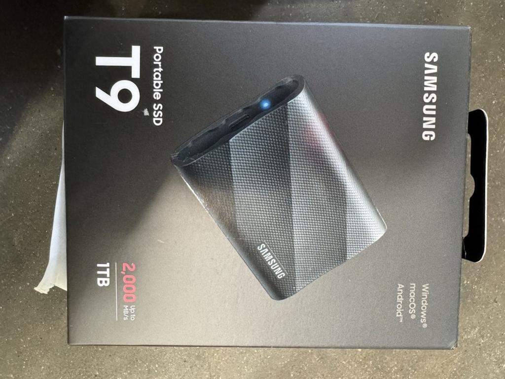 Samsung t9 1tb SSD- Nieuw in doos, Computers en Software, Harde schijven, SSD, Nieuw, Ophalen of Verzenden, 1TB