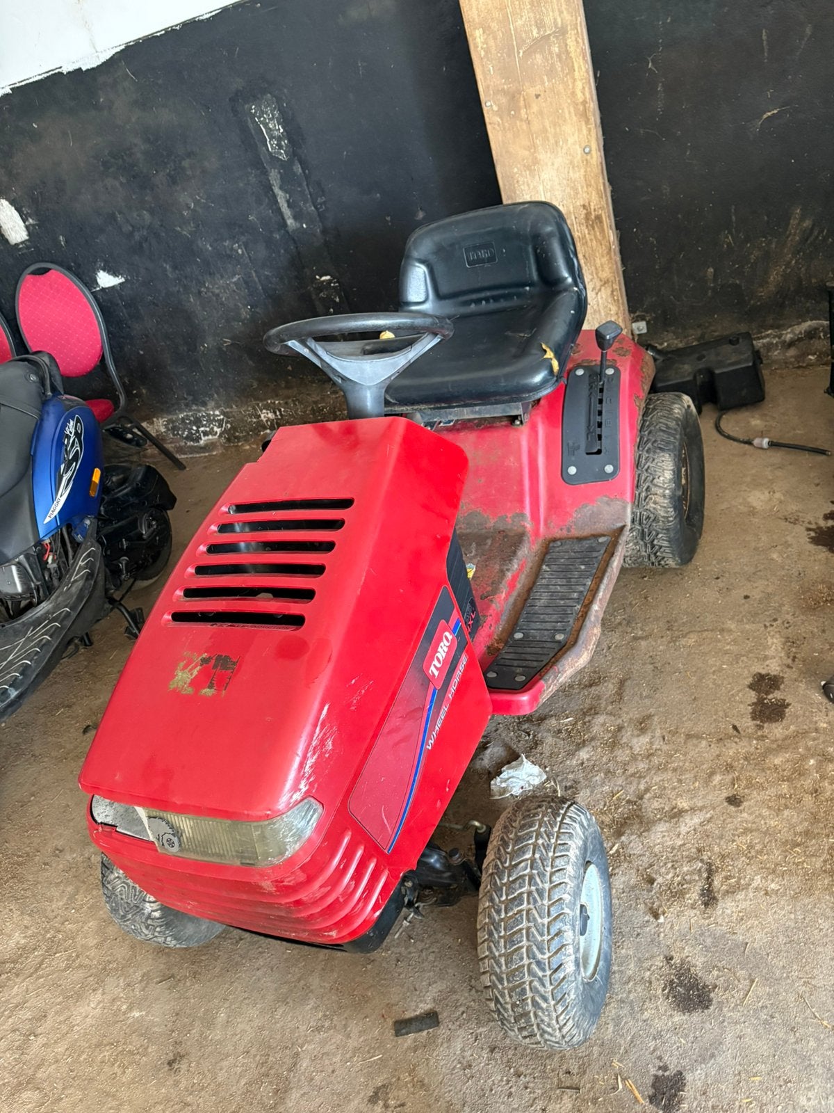 Toro wheel horse zonder blok, Ophalen, Gebruikt, Elektrische starter