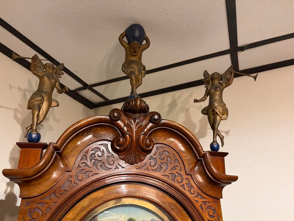 Antiek Amsterdams Horloge met Scheepjesmechaniek, Ophalen