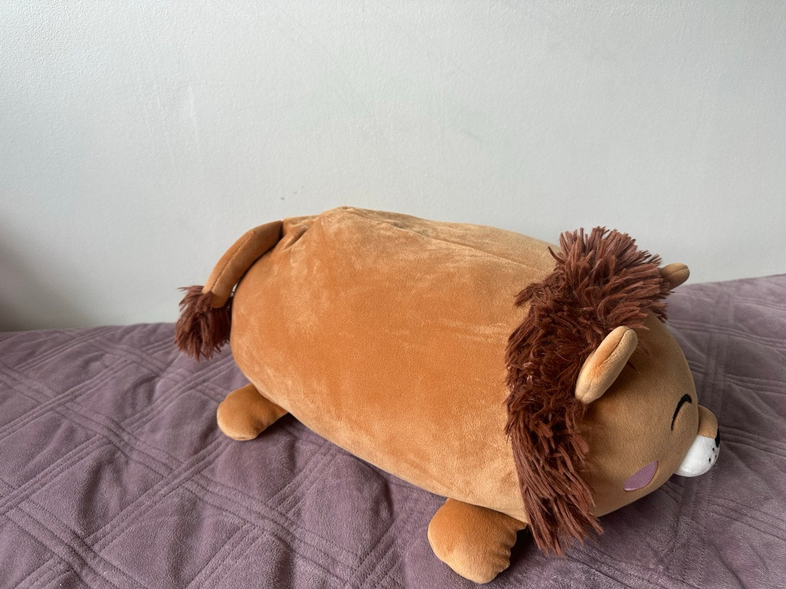 HEMA Leeuw Knuffel Kussen - Zo goed als nieuw, Hema, Ophalen of Verzenden, Zo goed als nieuw, Middelgroot (20 tot 80 cm)