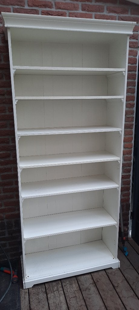 Boekenkast, Huis en Inrichting, Kasten | Boekenkasten, Ophalen, Met plank(en), Gebruikt, 200 cm of meer