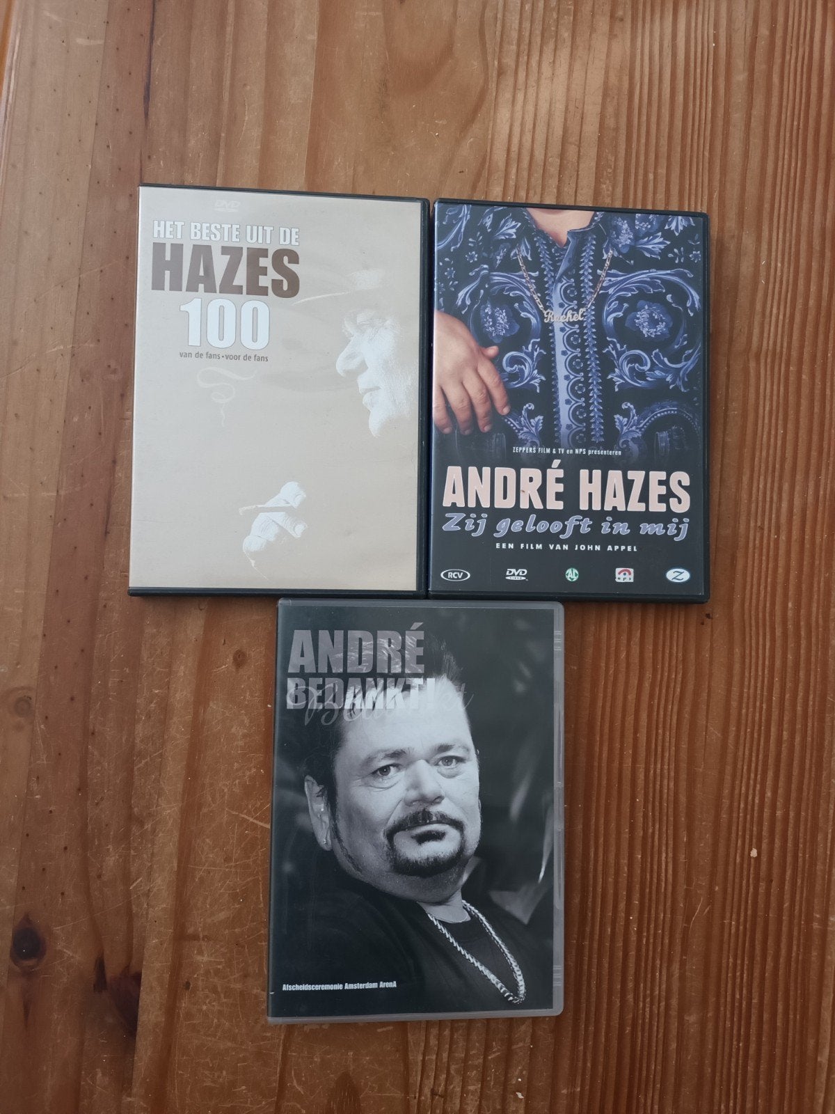 André Hazes DVD Collectie: Het Beste Uit, Zij Gelooft In Mij, Cd's en Dvd's, Gebruikt, Alle leeftijden, Nederlands, Film