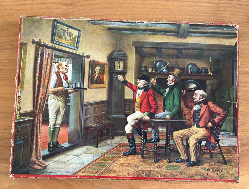 Vintage houten legpuzzel - Alfred Lyndon Grace (1867-1949), Hobby en Vrije tijd, Ophalen of Verzenden, Minder dan 500 stukjes