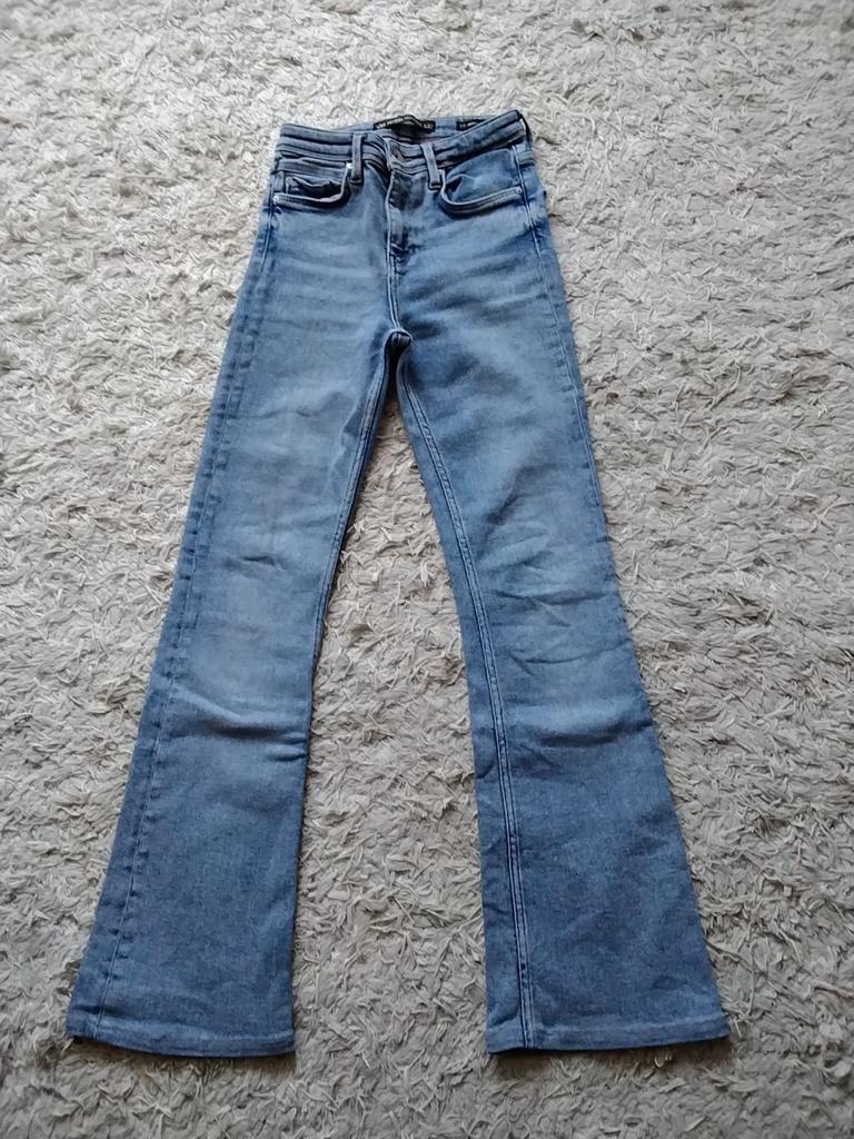 Seven Sisters flared jeans W25 L32, Kleding | Dames, Ophalen of Verzenden, Zo goed als nieuw, W27 (confectie 34) of kleiner, Blauw