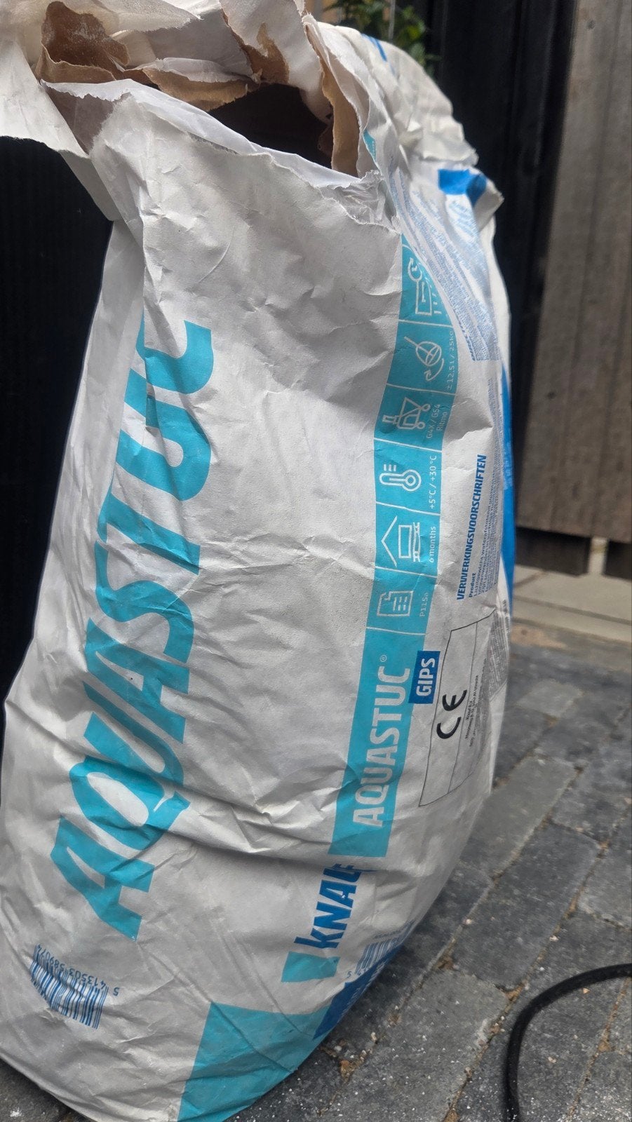 Knauf Aquastuc Gips gratis., Ophalen