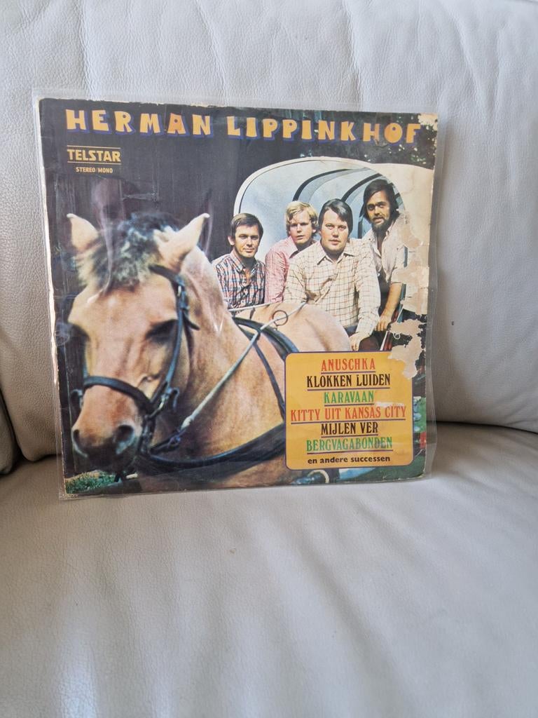 Herman lippinkhof Kitty uit Kansas city Telstar lp, Gebruikt, Ophalen of Verzenden, 1970 - 1979, Levenslied of Smartlap