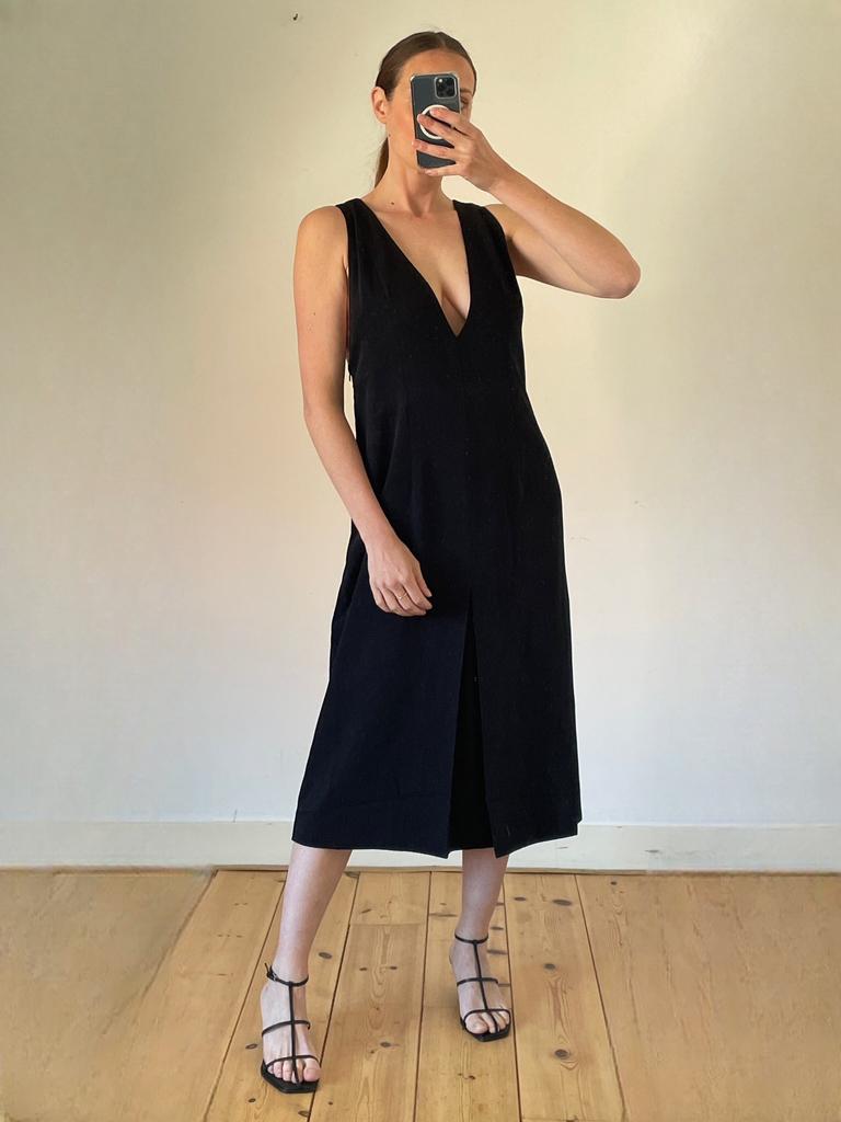 French connection midi jurk | 38 | minimal | nieuw!, Kleding | Dames, Maat 38/40 (M), Zwart, Ophalen of Verzenden, Zo goed als nieuw