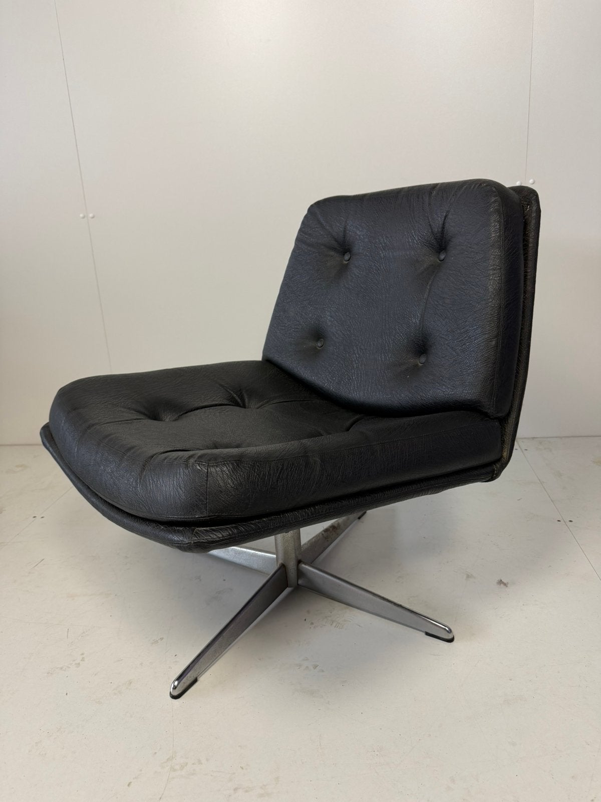 Vintage ikea design stoel draaistoel fauteuil, Ophalen, Minder dan 50 cm, Gebruikt, G