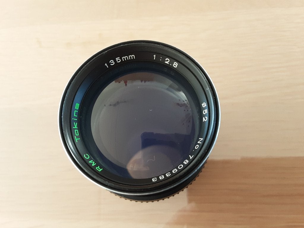 Tokina RMC 135mm f/2.8 Telelens voor Canon camera, Ophalen, Gebruikt, Tokina, Canon FD