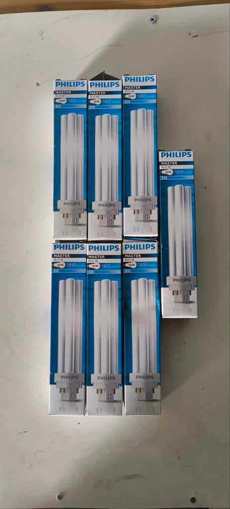 Philips Master PL-C 4P 26W/830 spaarlampen (7 stuks), Ophalen of Verzenden, Nieuw, Modern