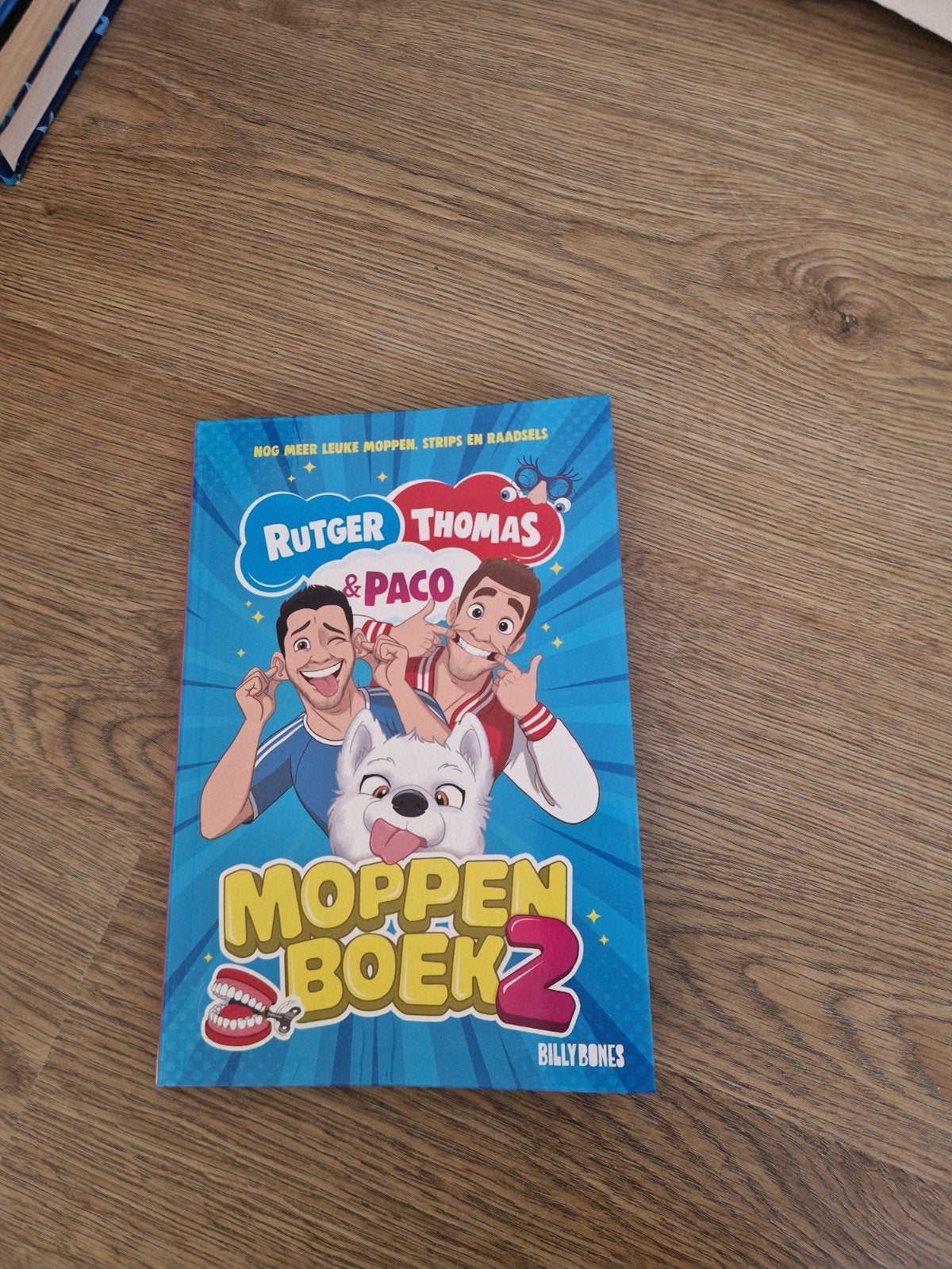 Rutger, Thomas & Paco Moppenboek 2 - Grappig kinderboek, Ophalen of Verzenden, Zo goed als nieuw, Rutger Vink, Thomas van Grinsven & Paco