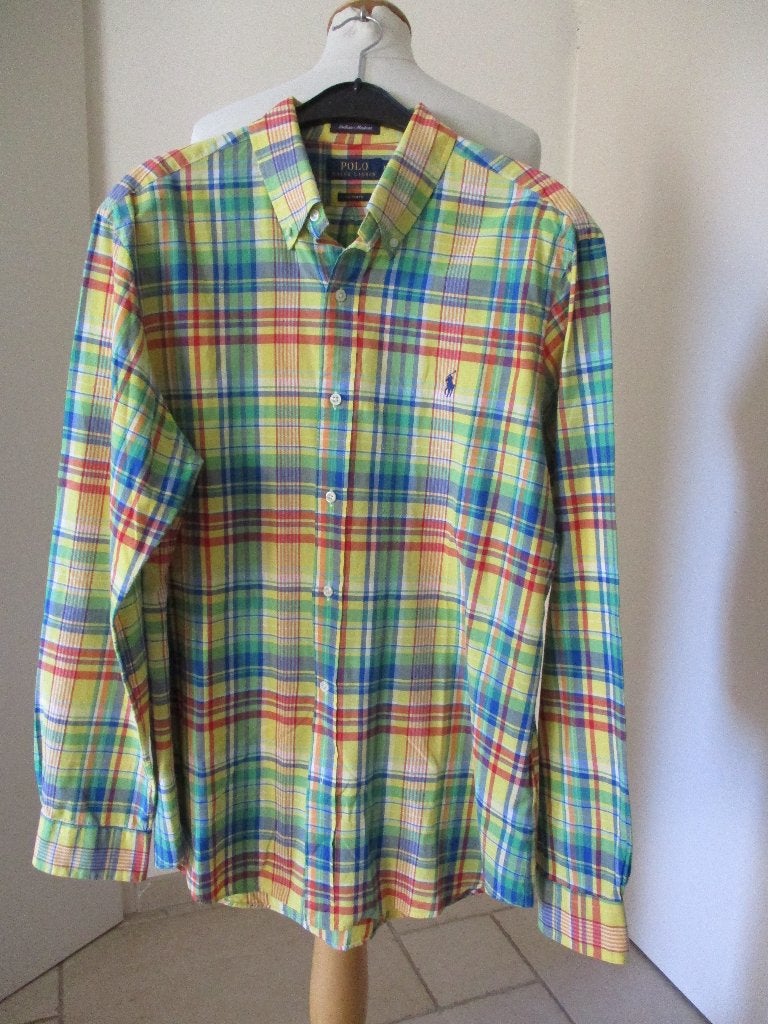 Polo Ralph Lauren, size L, Halswijdte 41/42 (L), Meerkleurig, Verzenden, Polo Ralph Lauren