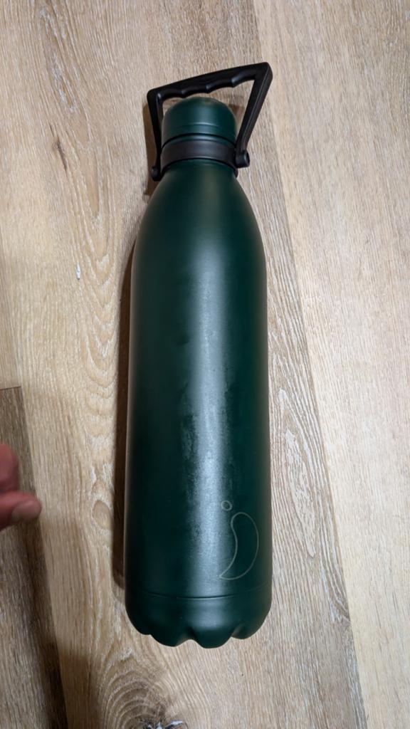 Nieuwe Chilly's fles 1800ml donkergroen, Ophalen of Verzenden, Gebruikt