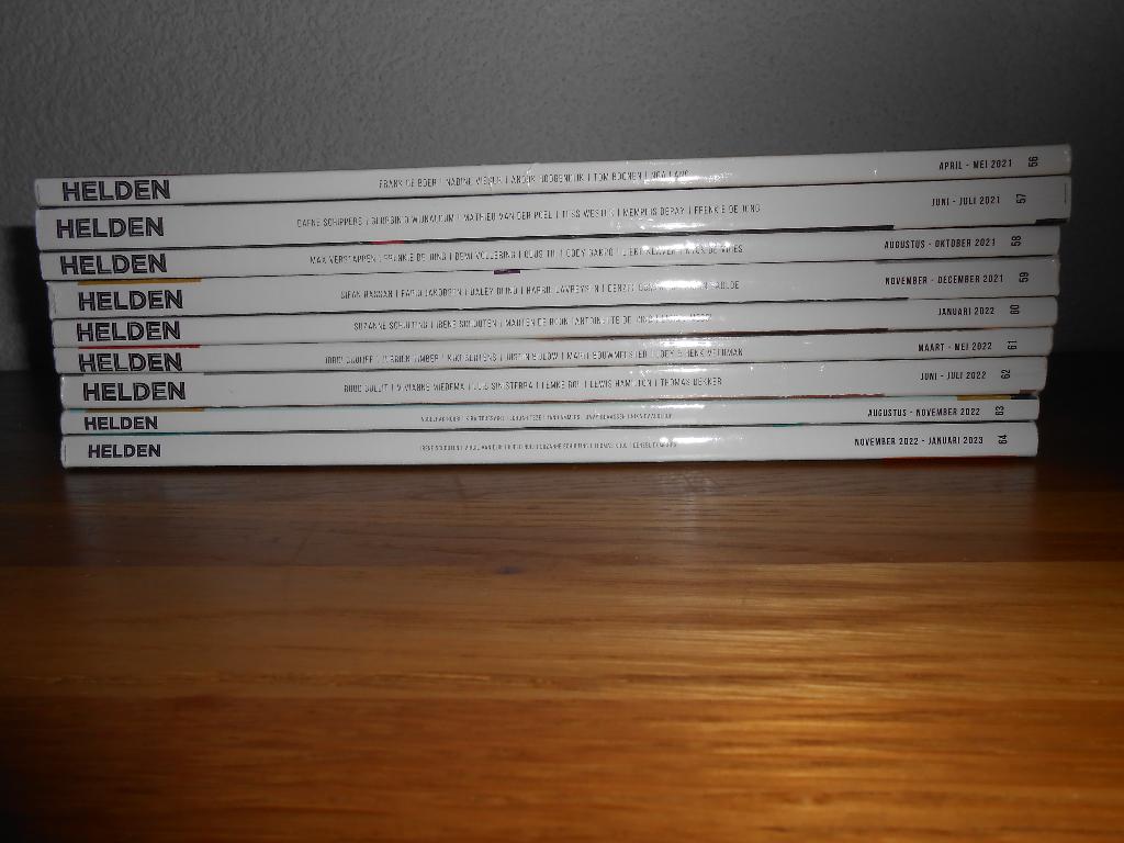 Helden magazine 56 t/m 64, Boeken, Tijdschriften en Kranten, Ophalen of Verzenden, Zo goed als nieuw, Sport en Vrije tijd