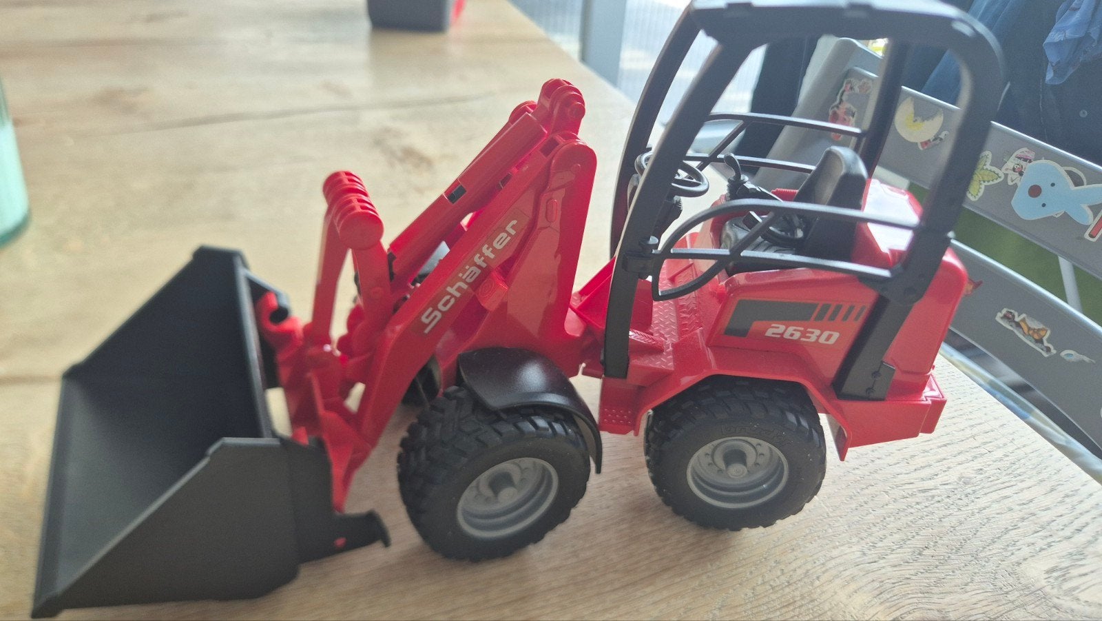 Bruder Schäffer 2630 shovel met accessoires, Ophalen, Zo goed als nieuw