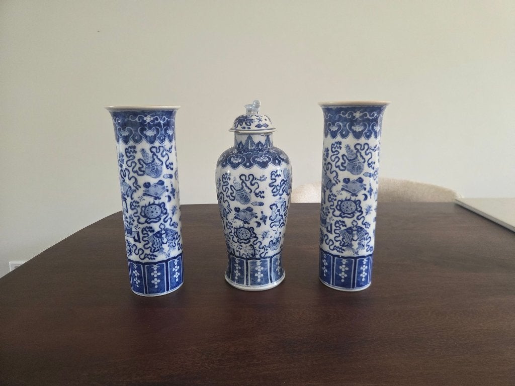 Porselein Delfts Blauw Kaststel, Ophalen