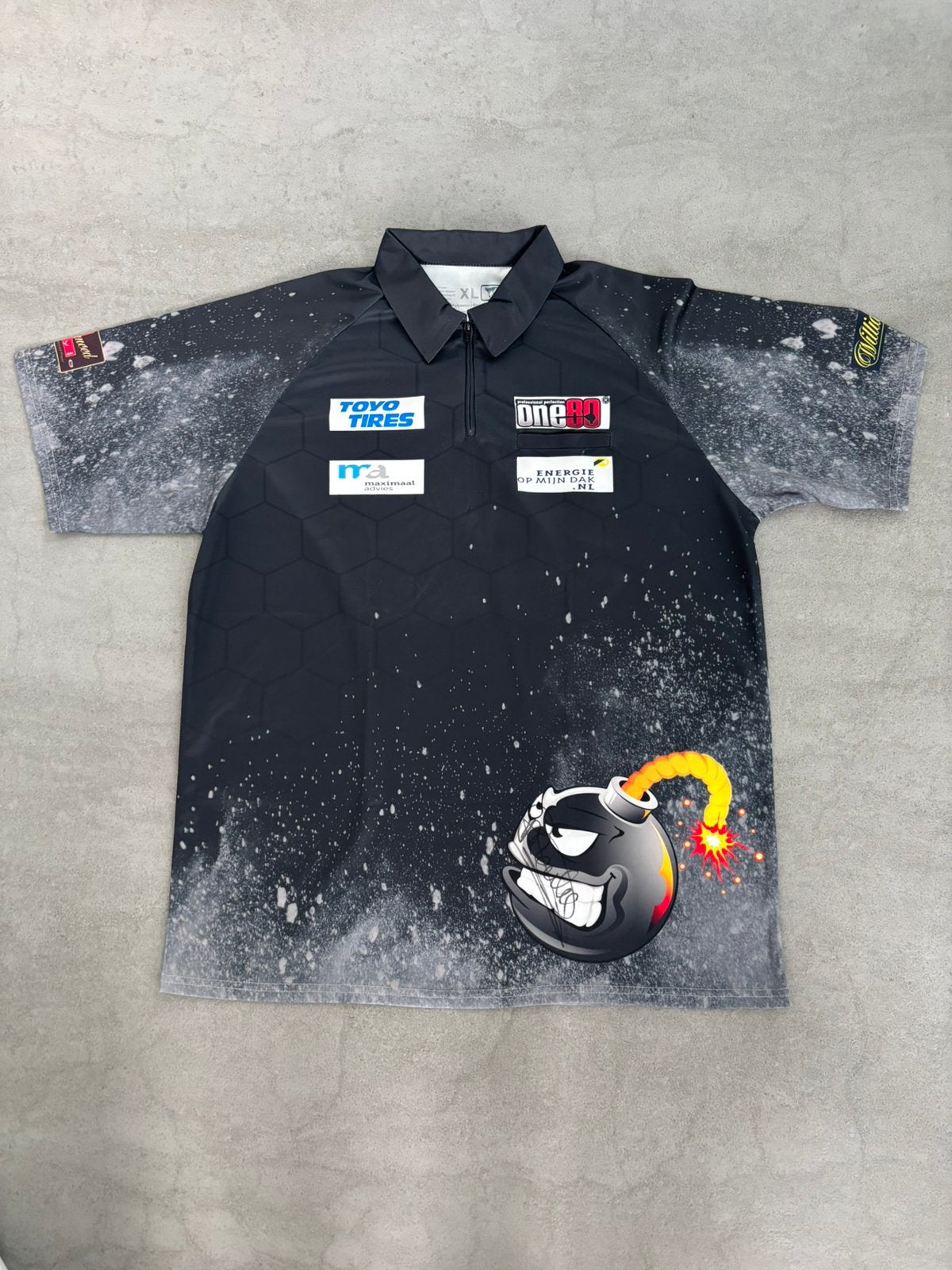 Gesigneerd dartshirt Ron Meulenkamp (XL) zonder COA, Verzenden, Zo goed als nieuw, Overige sporten, Shirt