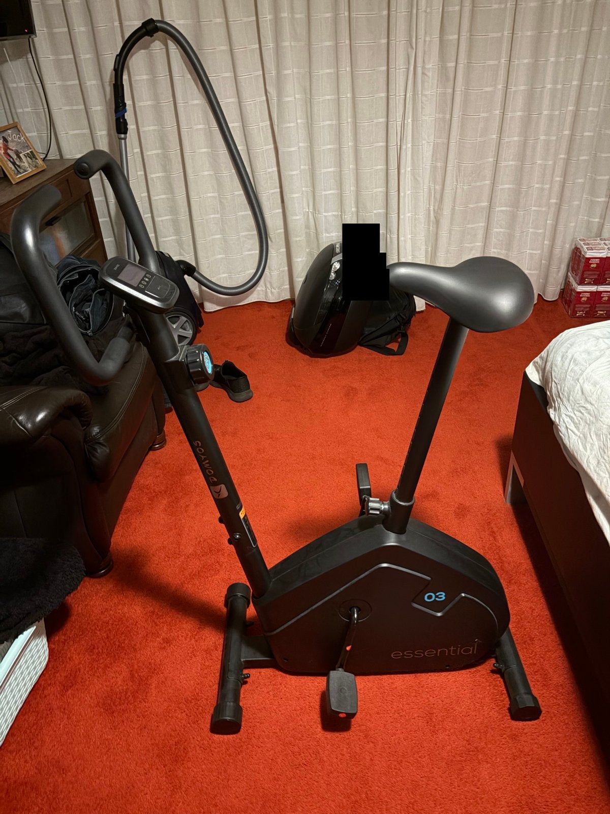 Domyos Essential Hometrainer - Zo goed als nieuw, Ophalen of Verzenden, Zo goed als nieuw, Metaal, Benen