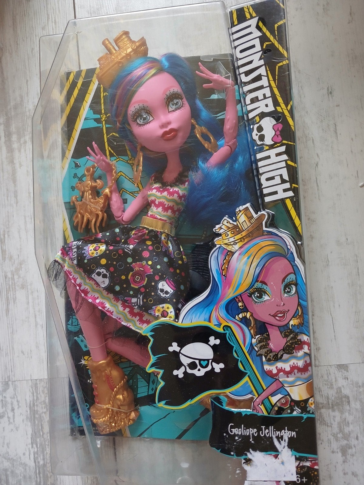 monster high shriek wrecked gooliope, Verzamelen, Poppen, Ophalen of Verzenden, Zo goed als nieuw, Pop
