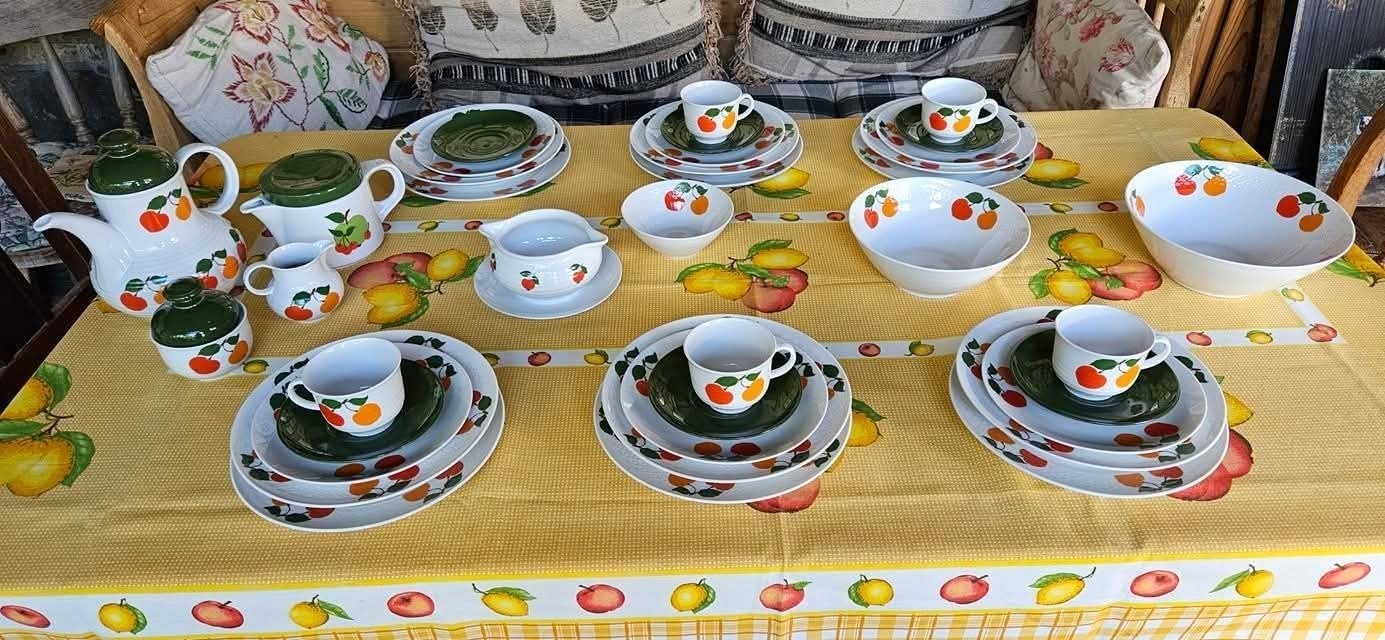 Fleurig Vintage Servies Seltmann Weiden, Ophalen, Gebruikt, Vintage, Porselein