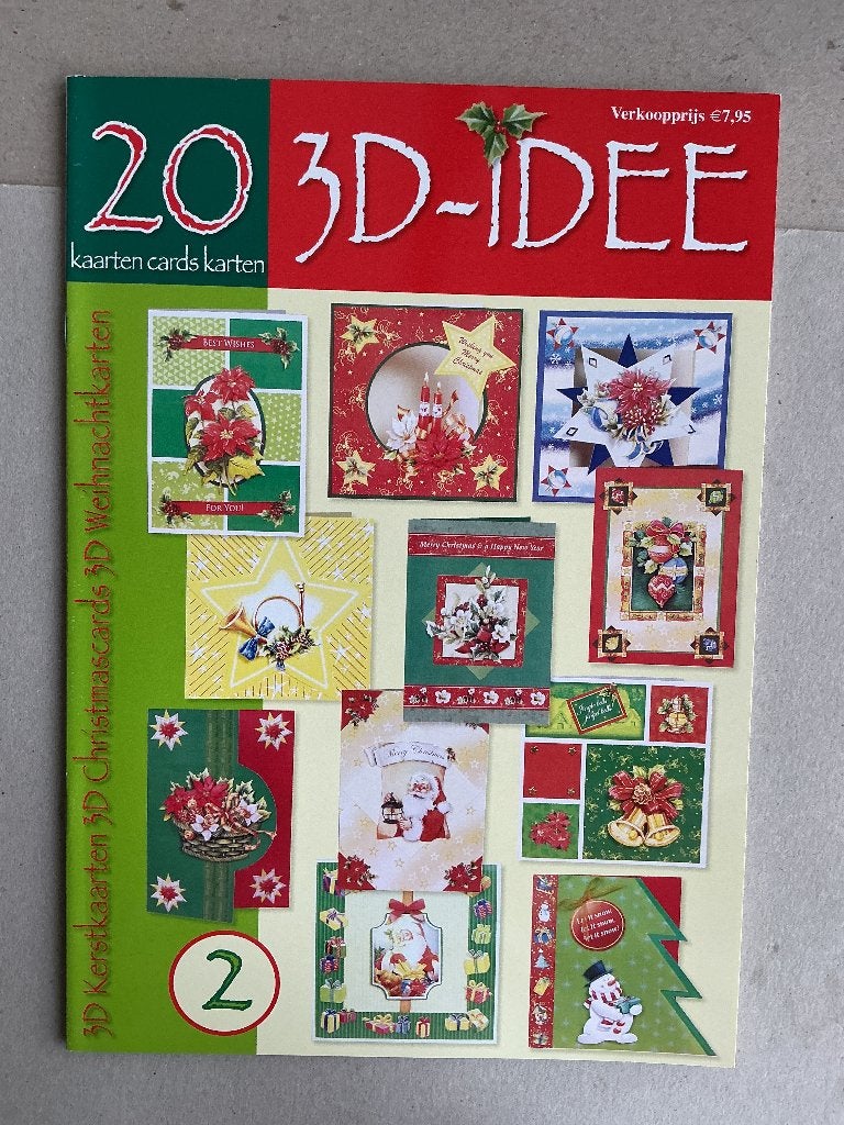 Boek 3D-Idee kerstkaarten, Ophalen of Verzenden, Nieuw, Kerst, Overige typen