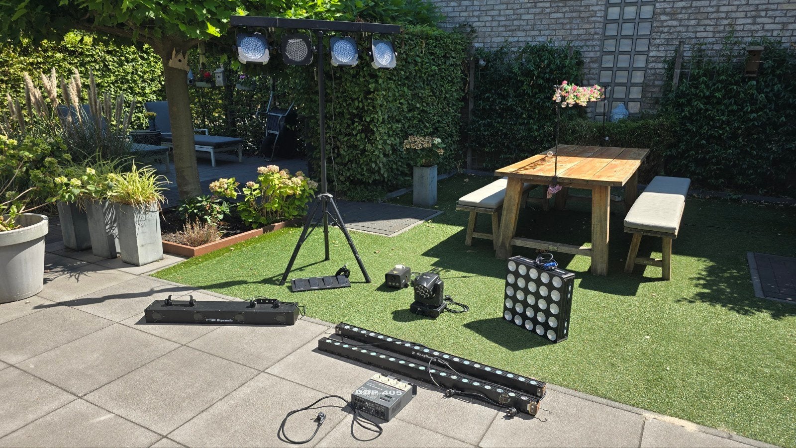 DJ lichtset disco lights, Ophalen, Gebruikt, Overige typen, Geluidgestuurd