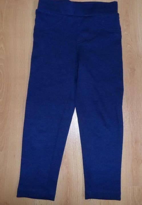 NIEUW: Kobaltblauwe stretchpantalon maat 116, Kinderen en Baby's, Kinderkleding | Maat 116, Ophalen of Verzenden, Nieuw, Meisje