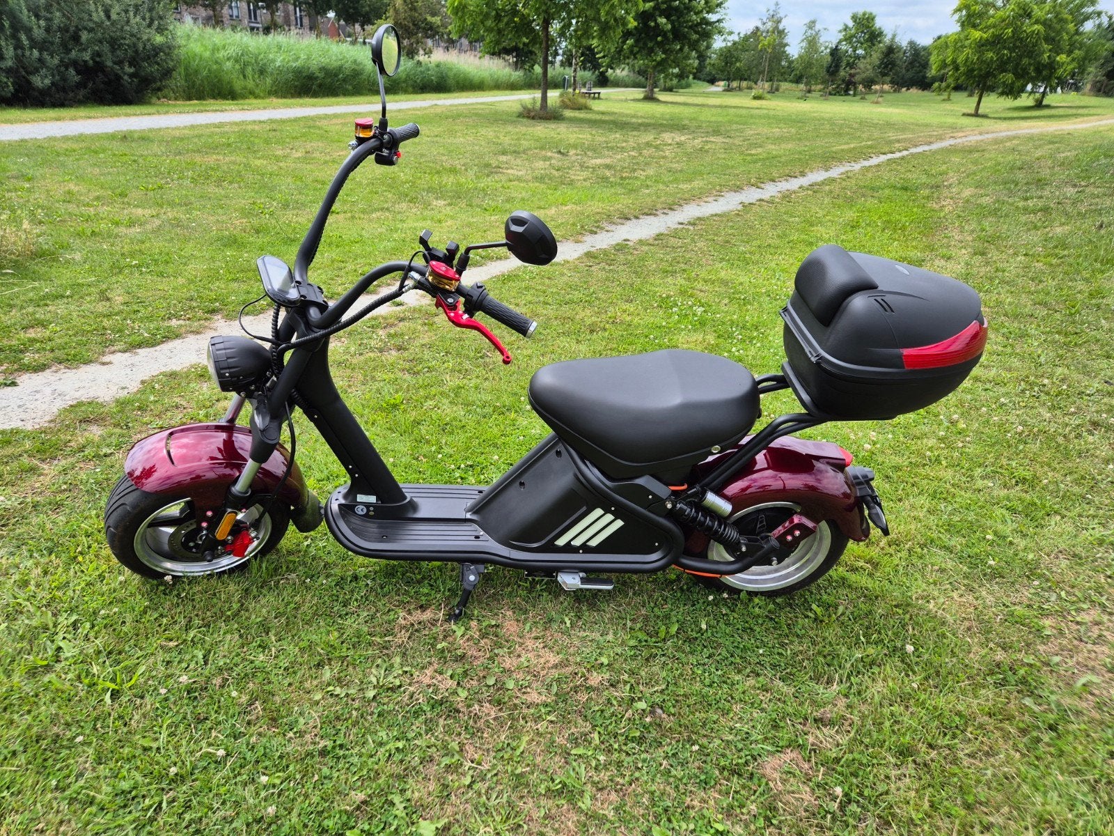 E-chopper M2 - ZGAN, incl. accessoires en garan, Ophalen, Zo goed als nieuw, Elektrisch, Overige merken