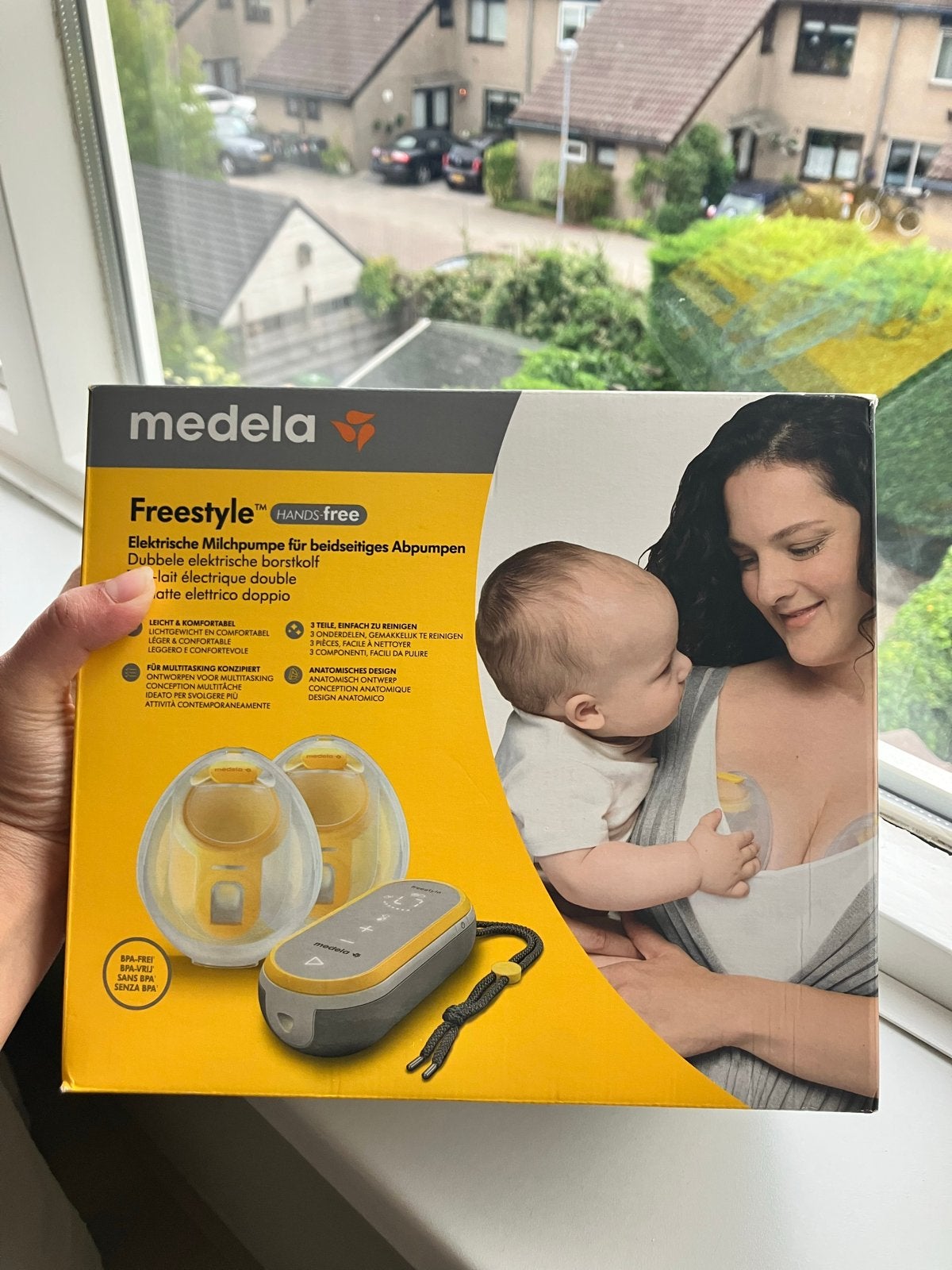 Medela Freestyle Hands-free Dubbele Elektrische Borstkolf, Ophalen, Medela, Borstkolf, Zo goed als nieuw