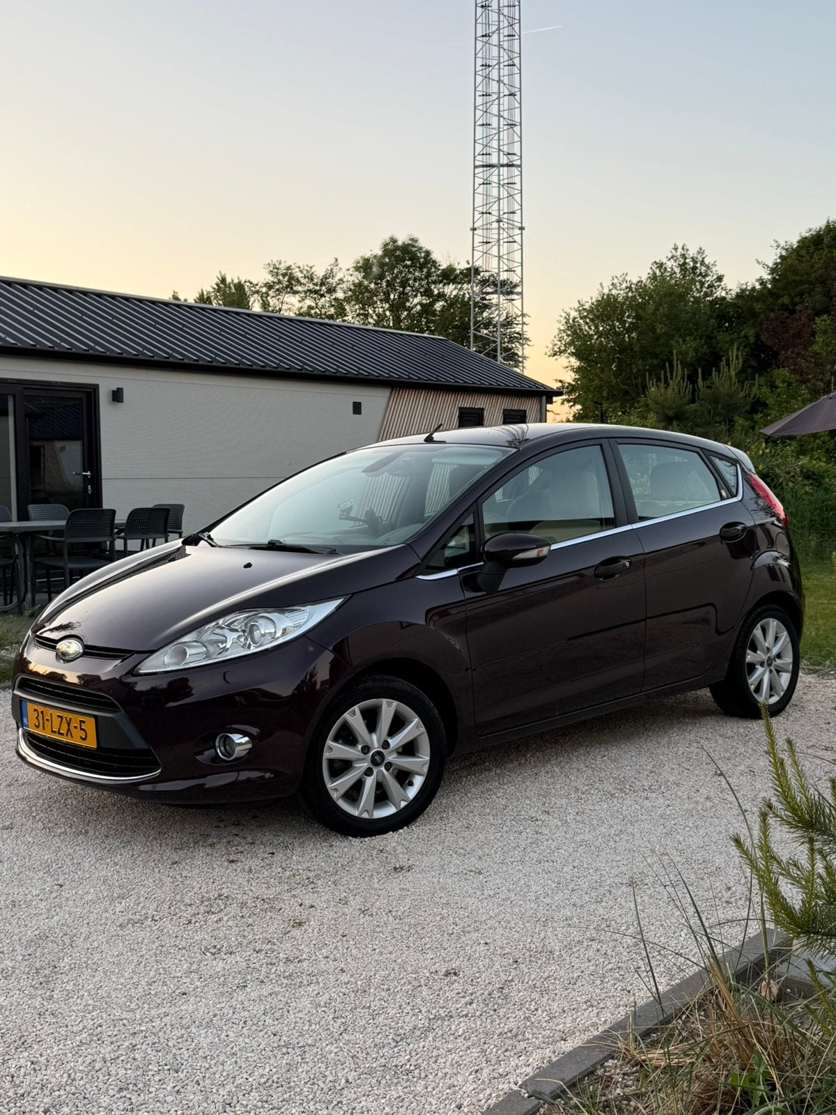 Ford Fiësta (Ghina) 1.25 60KW 5DR 2010 Rood, Voorwielaandrijving, 1242 cc, Origineel Nederlands, Handgeschakeld