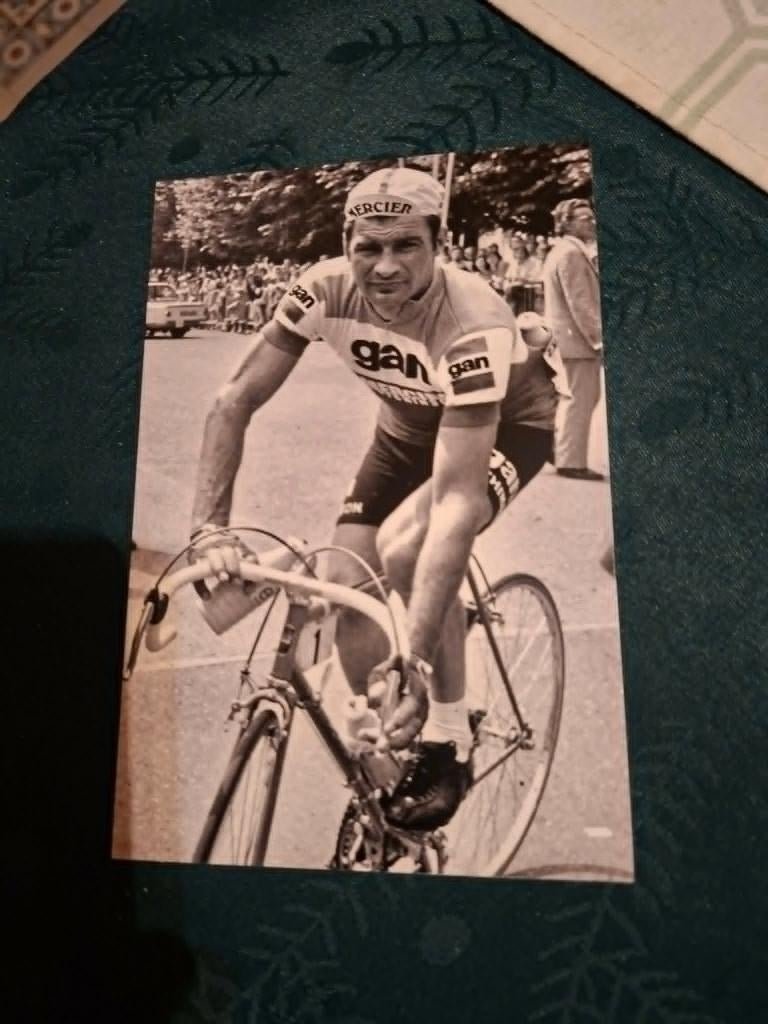 Fotoprint : Raymond Poulidor/Gan-Mercier/Tour 1973, Verzenden, Zo goed als nieuw, Overige sporten, Poster, Plaatje of Sticker